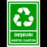 Semn pentru deseuri hartie si carton